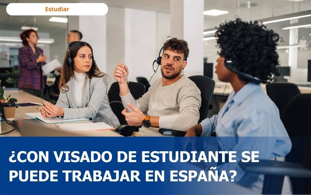 estudiantes extranjeros trabajando en España