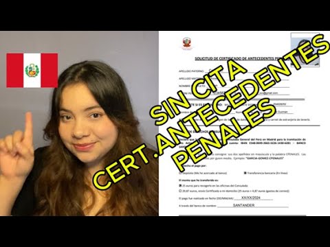 antecedentes penales de peru en madrid