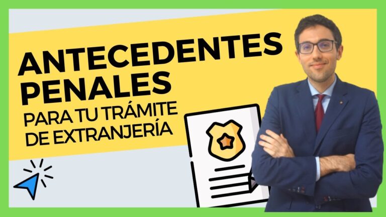 antecedentes penales en españa para extranjeros