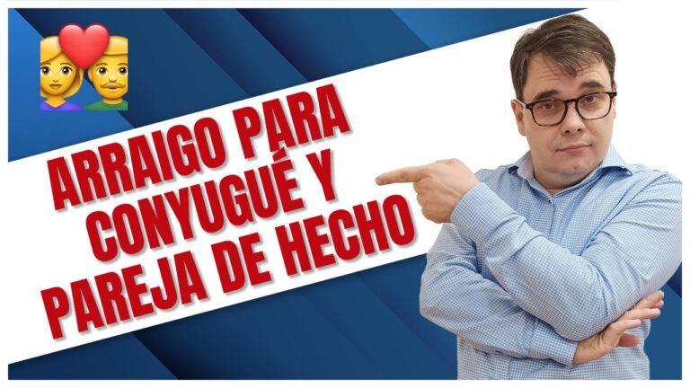 arraigo familiar pareja de hecho