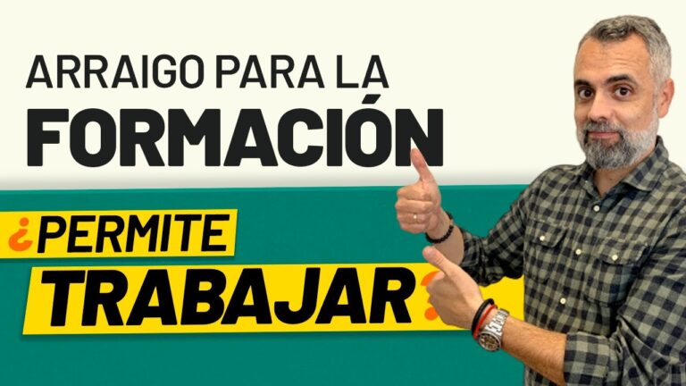 arraigo para la formacion permite trabajar
