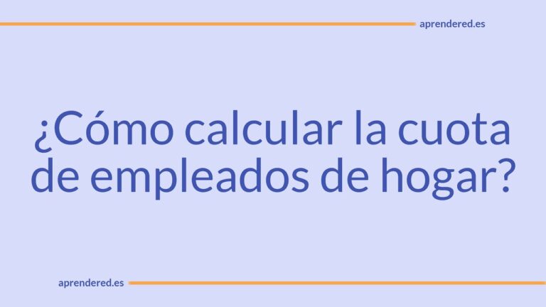 calcular paro empleadas de hogar