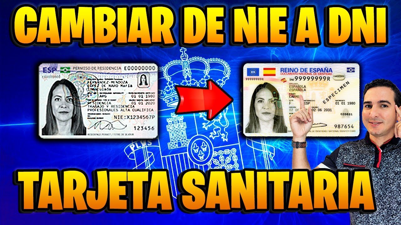 cambiar sanitaria de nie a dni