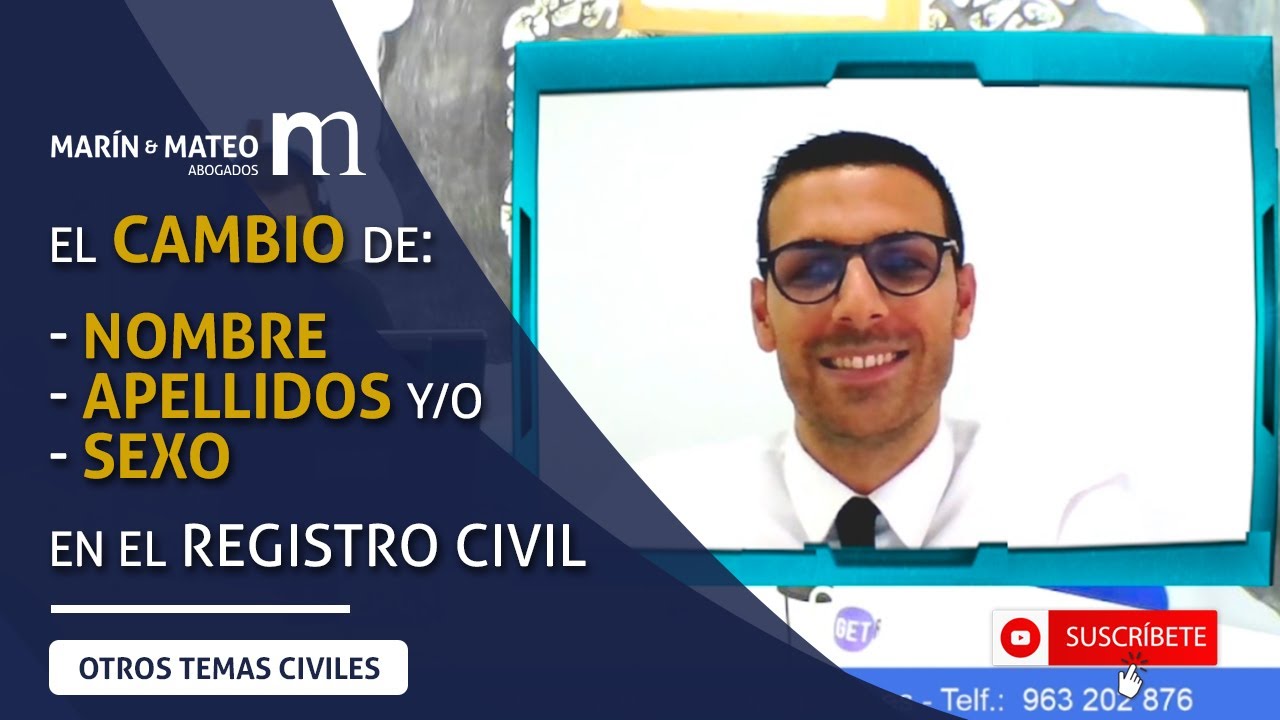 cambiarse el nombre registro civil