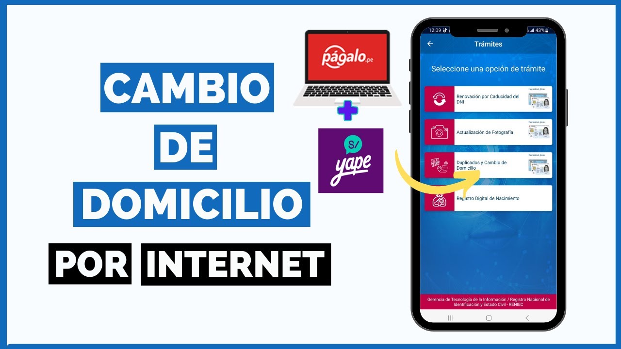 cambio de domicilio en dni