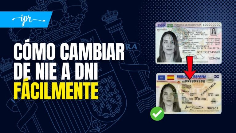 cambio de nie a dni registro de la propiedad