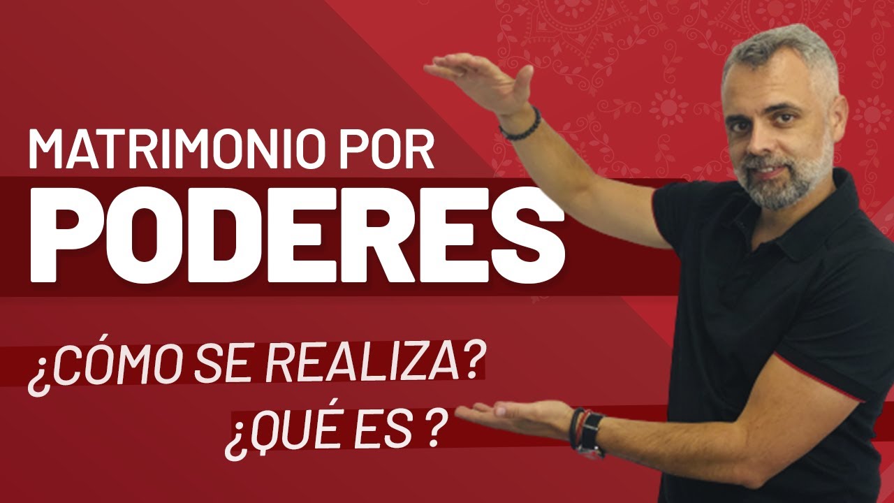 casarse por poderes en españa