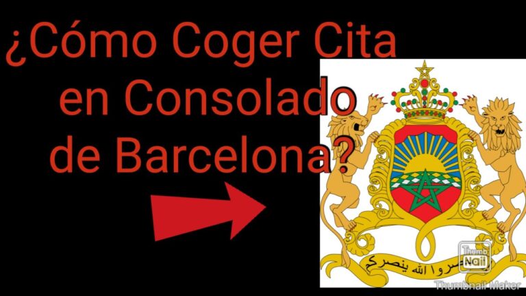 cita consulado marruecos en barcelona