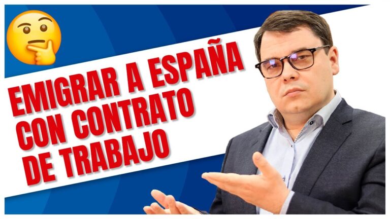como conseguir un contrato de trabajo en españa para extranjeros