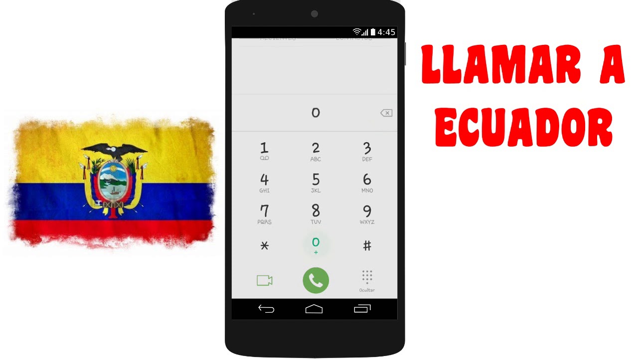 como llamar a ecuador desde españa
