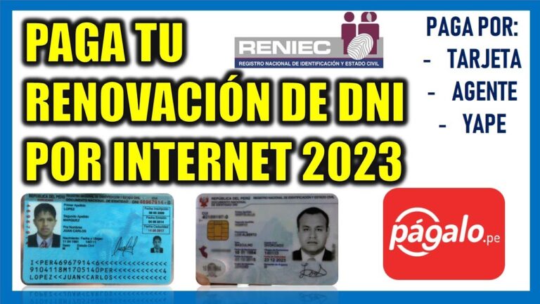 como se paga la renovacion del dni