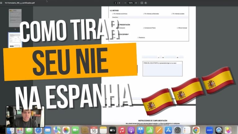 como tirar o nie na espanha