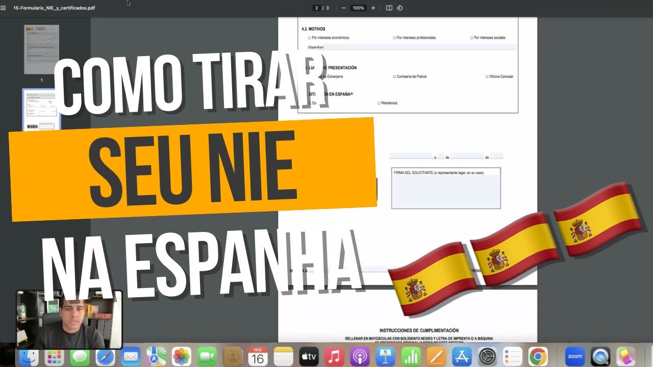como tirar o nie na espanha