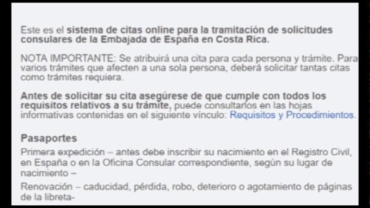 consulado de costa rica en españa