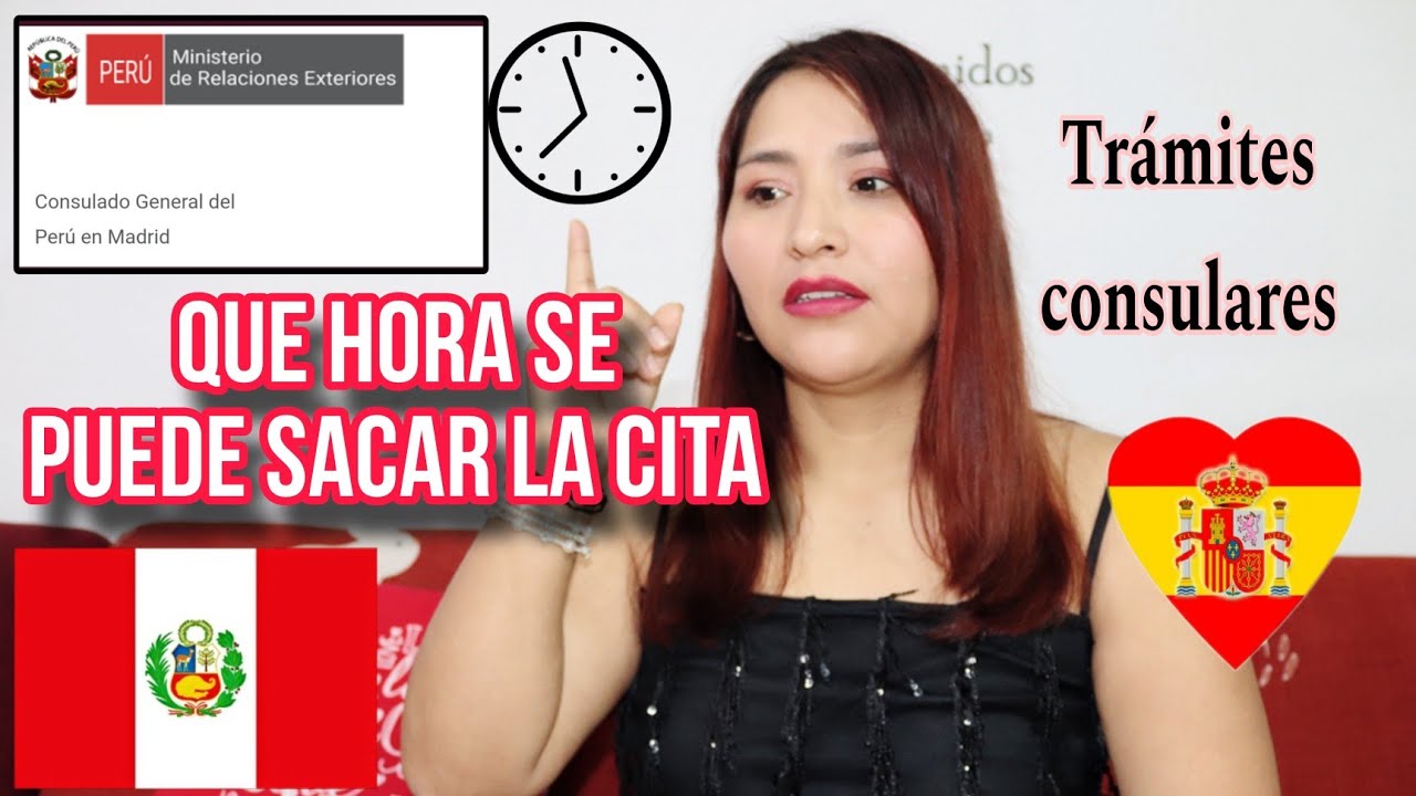 consulado de perú en madrid citas dni