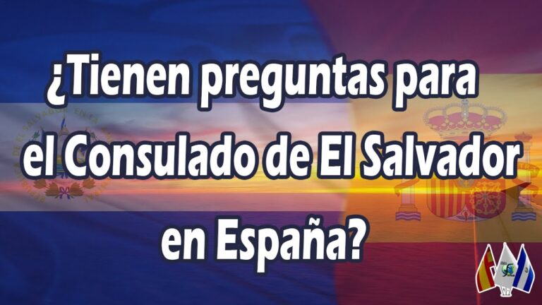 consulado del salvador en españa