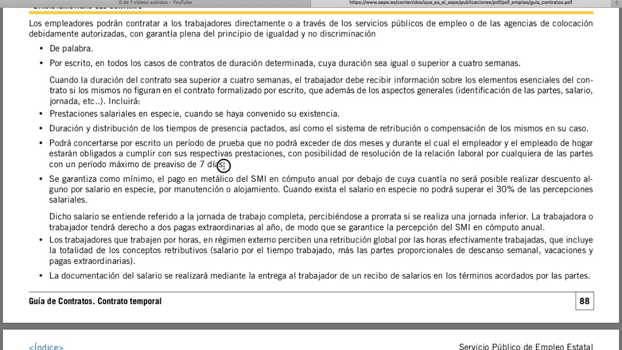 contrato de trabajo indefinido del servicio de hogar familiar
