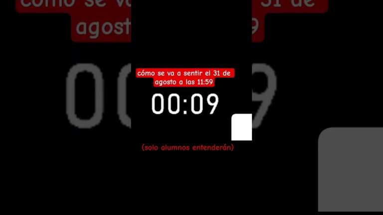 cuánto queda para el 31 de agosto