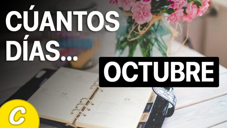 cuántos días trae el mes de octubre