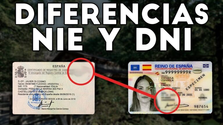 diferencia entre nie y dni