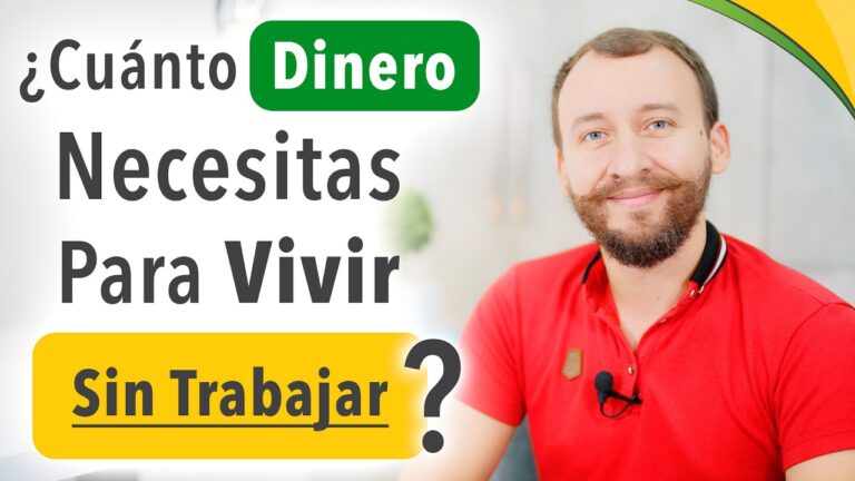 dinero mínimo para vivir sin trabajar