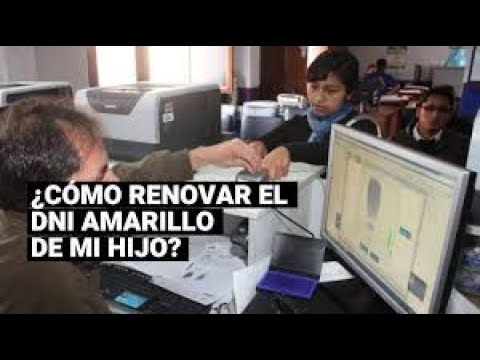 documentación para renovación del dni