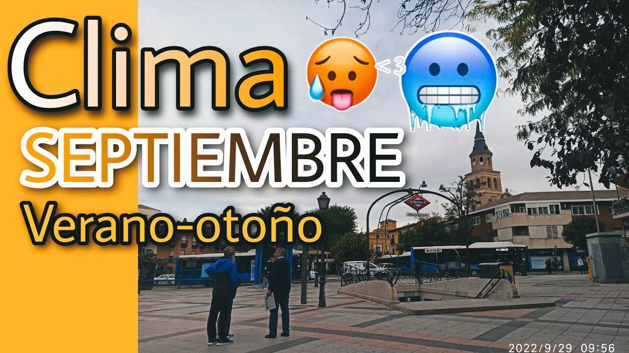 el tiempo para el mes de septiembre