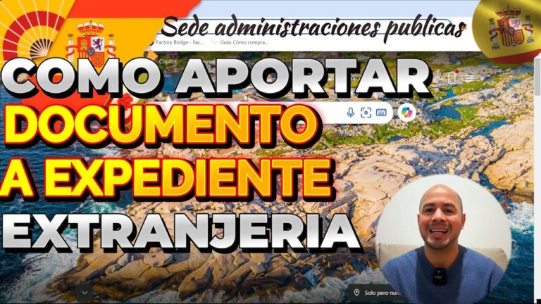 enviar documentos a extranjería por correos