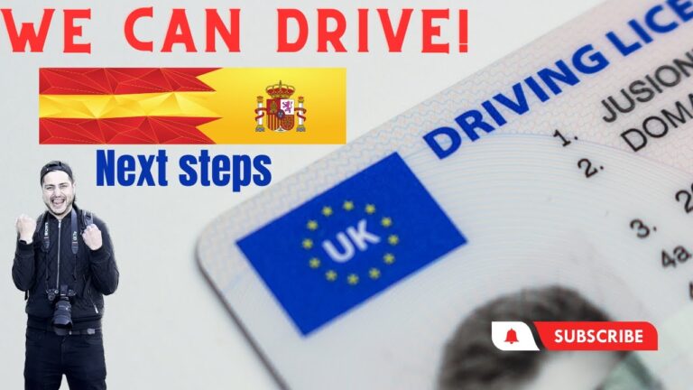 exchanging driving licence in spain