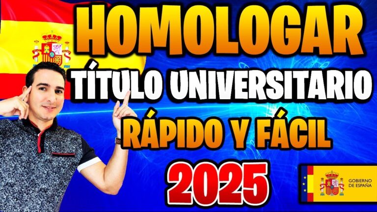 homologación de titulos universitarios extranjeros