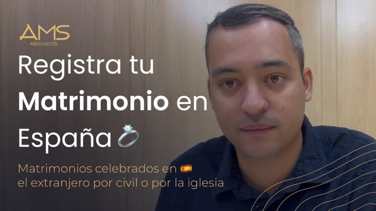 inscribir matrimonio extranjero en españa