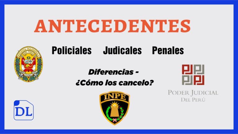 los antecedentes policiales se borran solos