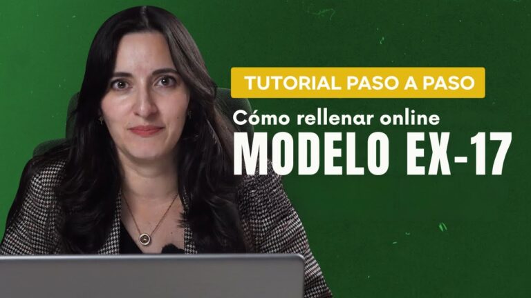 modelo ex 17 para rellenar