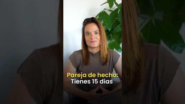 pareja de hecho 15 dias