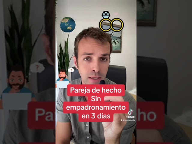 pareja de hecho sin empadronamiento