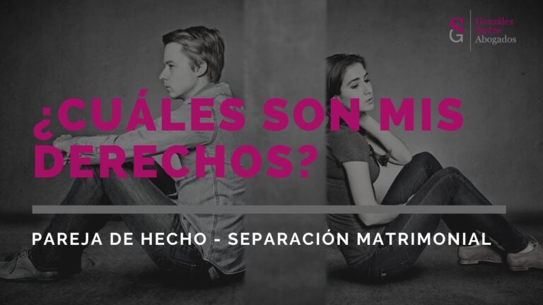 parejas de hecho separacion de bienes