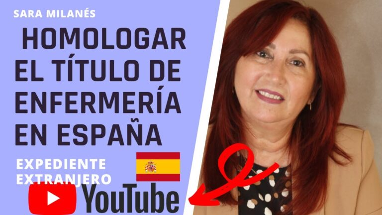 pasos para homologar título de enfermería en españa