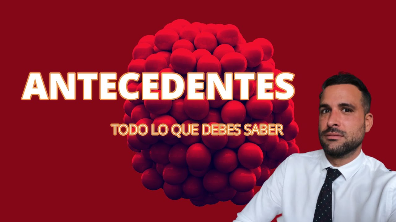 que es un antecedente penal