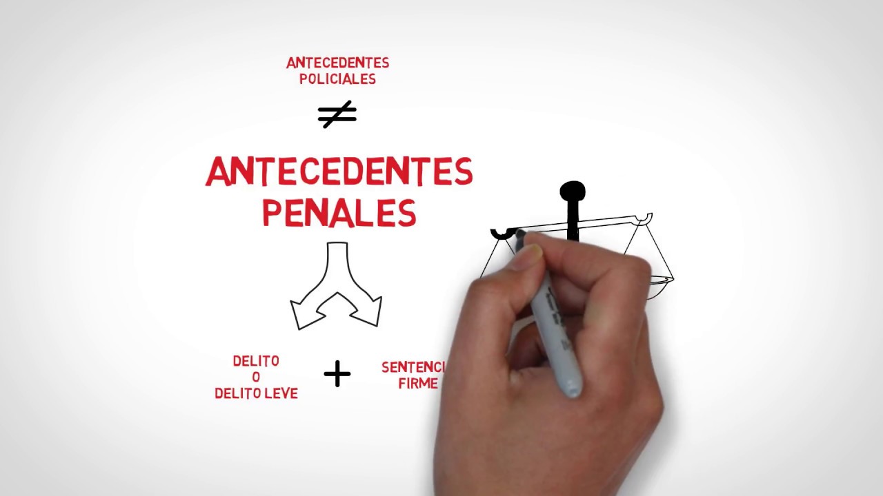 que figura en los antecedentes penales