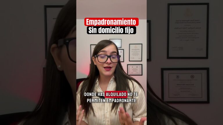 que pasa si no estoy empadronado en ningún sitio