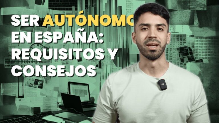 que se necesita para ser autonomo en españa