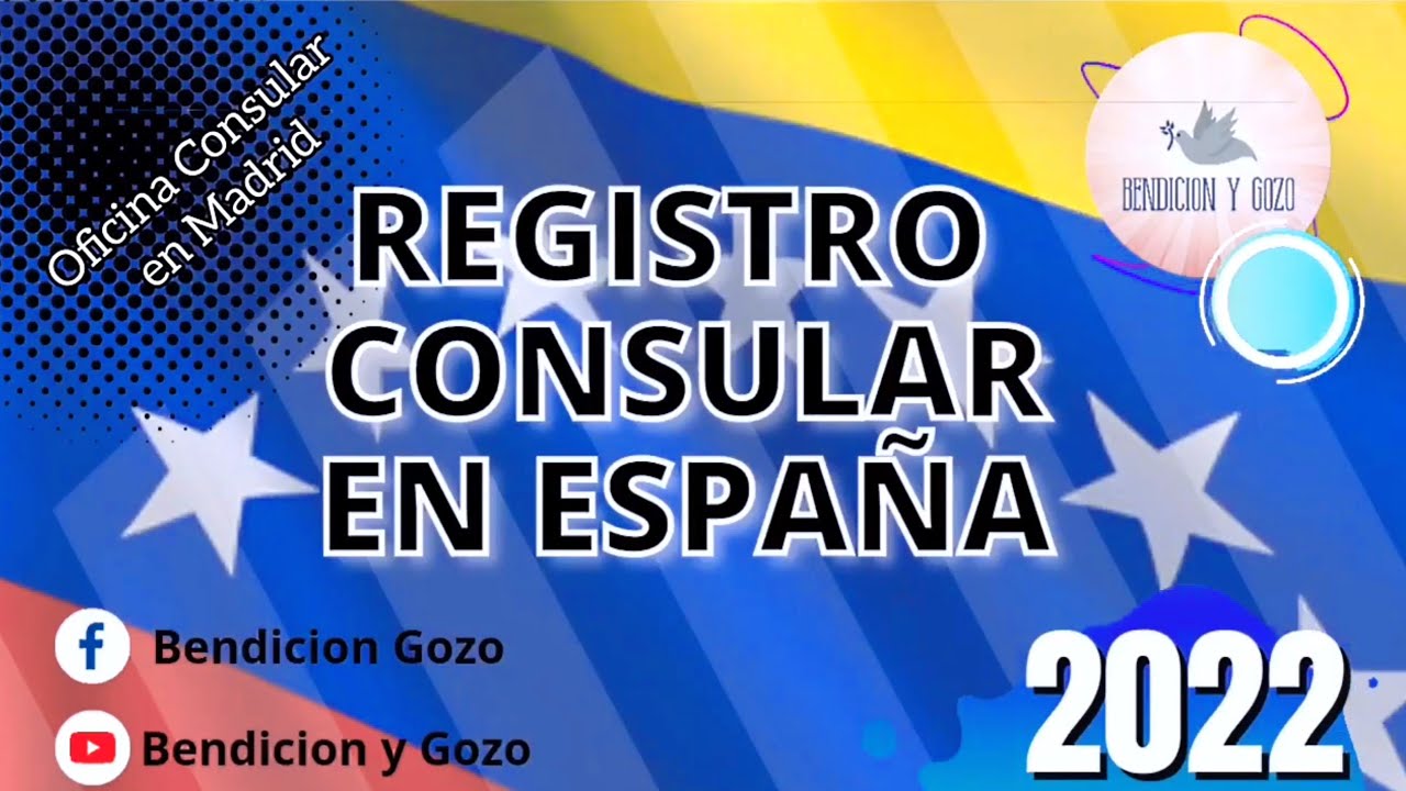 registro consular venezuela en madrid