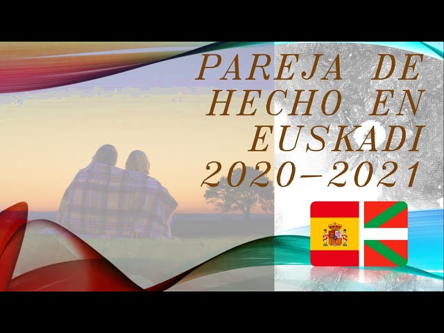 registro pareja de hecho euskadi