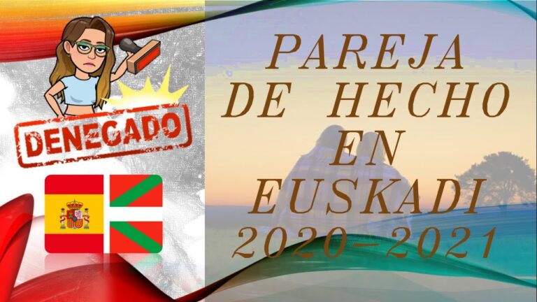 registro parejas de hecho euskadi