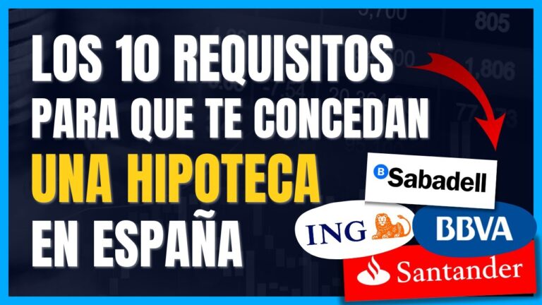 requisitos para comprar un piso en españa