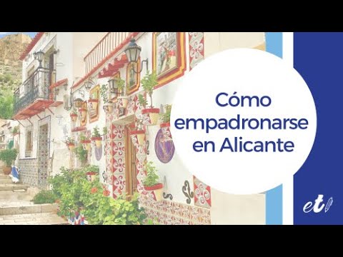 requisitos para empadronarse en alicante