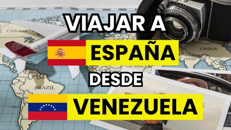 requisitos para entrar a españa desde venezuela