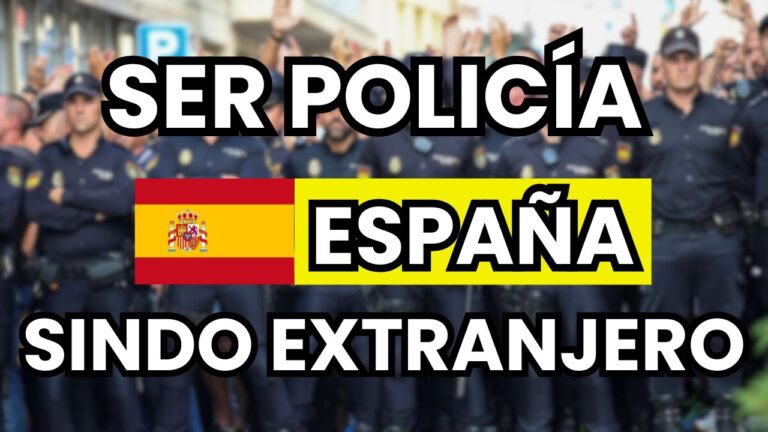requisitos para ser policia en españa siendo extranjero