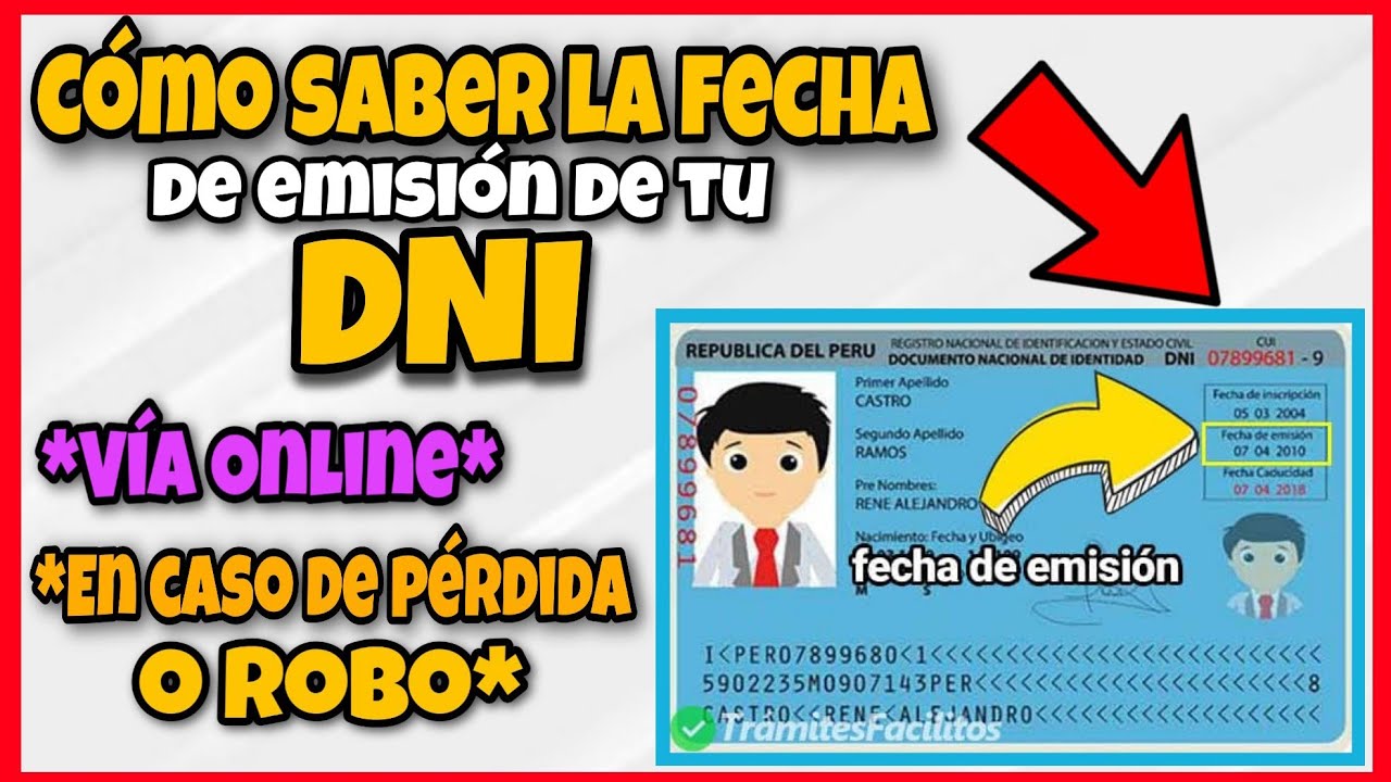 saber caducidad dni sin tenerlo