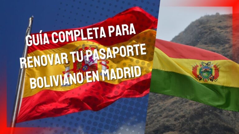 sacar cita consulado de bolivia en madrid